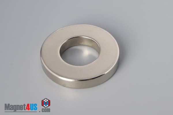 1 1/2" od x 3/4" id x 1/4" N45 Neodymium Ring Magnet - photo 2