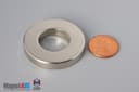 1 1/2" od x 3/4" id x 1/4" N45 Neodymium Ring Magnet - photo 1