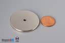 1 1/2" od x 1/8" id x 1/8" N45 Neodymium Ring Magnet - photo 1