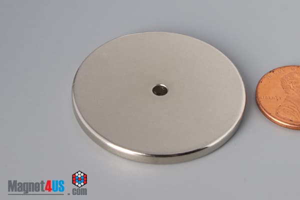 1 1/2" od x 1/8" id x 1/8" N45 Neodymium Ring Magnet - photo 3