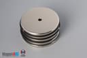 1 1/2" od x 1/8" id x 1/8" N45 Neodymium Ring Magnet - photo 4