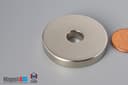 1 1/2" od x 3/8" id x 1/4" N45 Neodymium Ring Magnet - photo 3