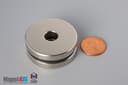 1 1/2" od x 3/8" id x 1/4" N45 Neodymium Ring Magnet - photo 5