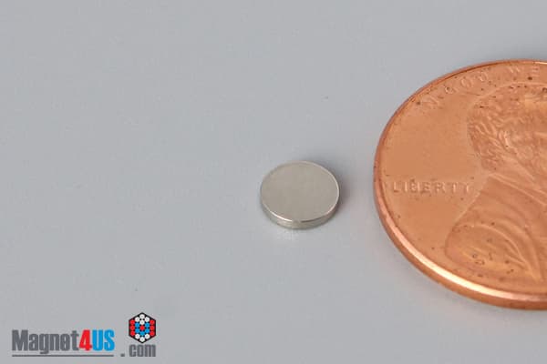 3/16" dia. x 1/32" N40 Neodymium Disc Magnet - photo 3