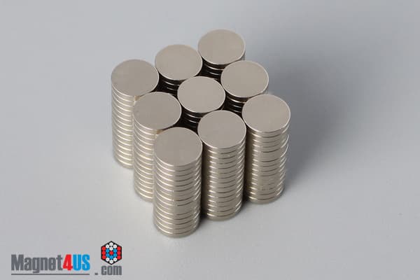 3/16" dia. x 1/32" N40 Neodymium Disc Magnet - photo 4