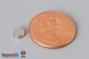 3/16" dia. x 1/16" N45 Neodymium Disc Magnet - photo 1