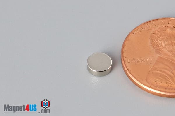 3/16" dia. x 1/16" N45 Neodymium Disc Magnet - photo 3