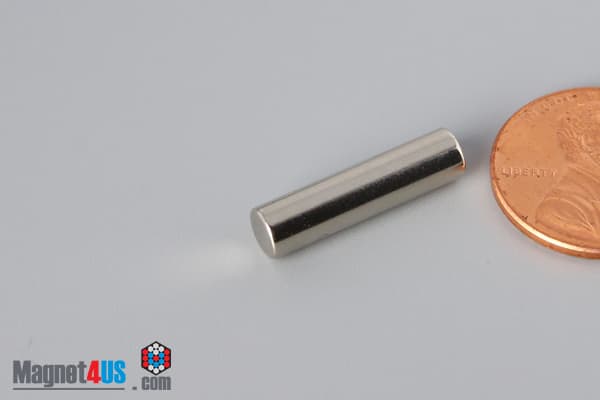 3/16" dia. x 3/4" N40 Neodymium Cylinder Magnet - photo 3