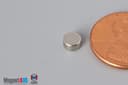 3/16" dia. x 3/32" N45 Neodymium Disc Magnet - photo 3