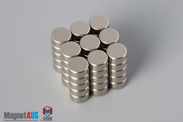3/16" dia. x 3/32" N45 Neodymium Disc Magnet - photo 4