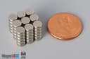 3/16" dia. x 3/32" N45 Neodymium Disc Magnet - photo 5