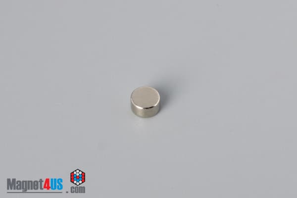 3/16" dia. x 1/10" N45 Neodymium Disc Magnet - photo 2