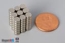 3/16" dia. x 1/10" N45 Neodymium Disc Magnet - photo 5