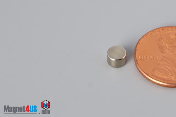 3/16" dia. x 1/8" N40 Neodymium Disc Magnet - photo 3