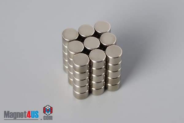 3/16" dia. x 1/8" N40 Neodymium Disc Magnet - photo 4