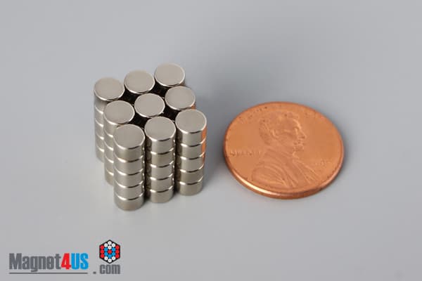 3/16" dia. x 1/8" N40 Neodymium Disc Magnet - photo 5