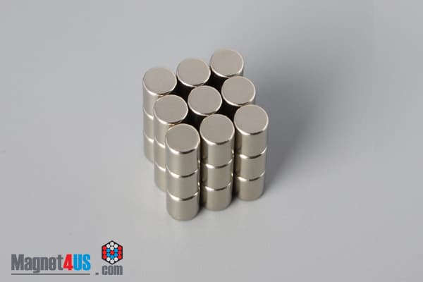3/16" dia. x 2/10" N40 Neodymium Cylinder Magnet - photo 4