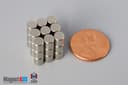 3/16" dia. x 2/10" N40 Neodymium Cylinder Magnet - photo 5