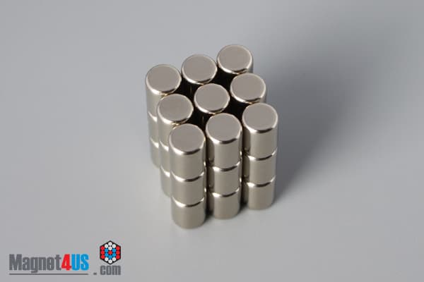 3/16" dia. x 1/4" N52 Neodymium Cylinder Magnet - photo 4