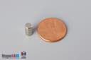 3/16" dia. x 3/8" N52 Neodymium Cylinder Magnet - photo 1