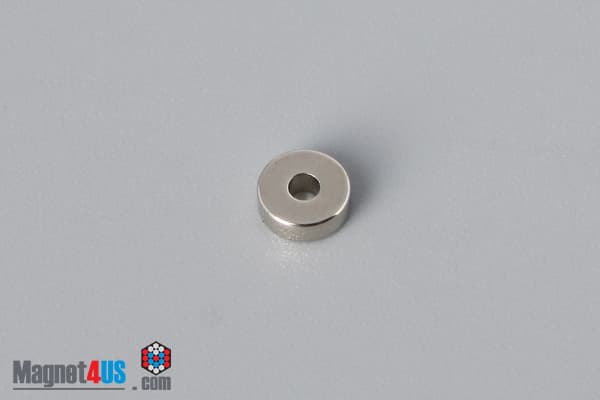 3/16" od x 1/16" id x 1/16" N45 Neodymium Ring Magnet - photo 2