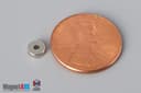 3/16" od x 1/16" id x 1/16" N45 Neodymium Ring Magnet - photo 1