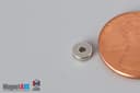 3/16" od x 1/16" id x 1/16" N45 Neodymium Ring Magnet - photo 3