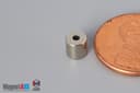 3/16" od x 1/16" id x 3/16" N40 Neodymium Ring Magnet - photo 3
