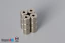 3/16" od x 1/16" id x 3/16" N40 Neodymium Ring Magnet - photo 4