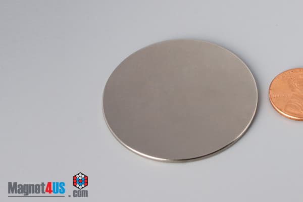 1 3/4" dia. x 1/16" N45 Neodymium Disc Magnet - photo 3