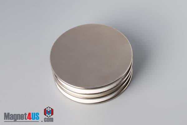 1 3/4" dia. x 1/16" N45 Neodymium Disc Magnet - photo 4