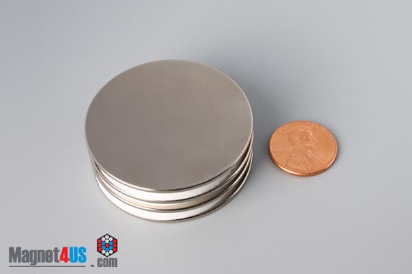 1 3/4" dia. x 1/16" N45 Neodymium Disc Magnet - photo 5