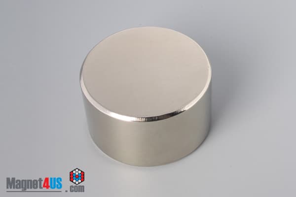 1 3/4" dia. x 1" N45 Neodymium Disc Magnet - photo 2