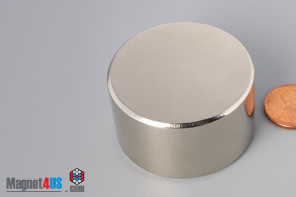 1 3/4" dia. x 1" N45 Neodymium Disc Magnet - photo 3