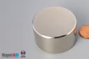 1 3/4" dia. x 1" N45 Neodymium Disc Magnet - photo 3