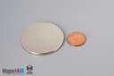 1 3/4" dia. x 1/8" N45 Neodymium Disc Magnet - photo 1