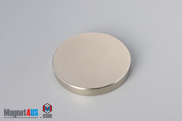1 3/4" dia. x 1/4" N45 Neodymium Disc Magnet - photo 2