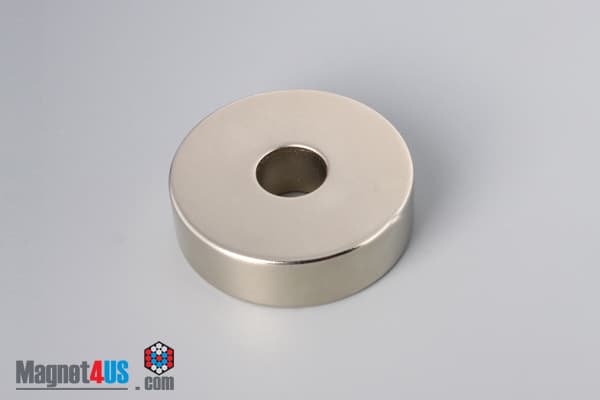 1 3/4" od x 1/2" id x 1/2" N45 Neodymium Ring Magnet - photo 2