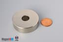 1 3/4" od x 1/2" id x 1/2" N45 Neodymium Ring Magnet - photo 1
