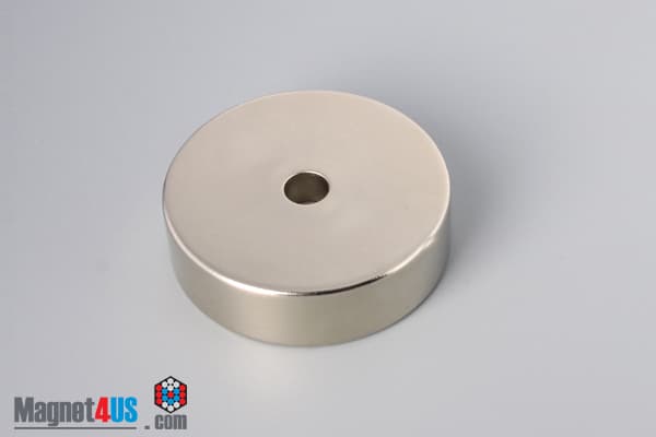 1 3/4" od x 1/4" id x 1/2" N45 Neodymium Ring Magnet - photo 2