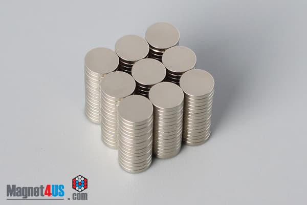 2/10" dia. x 1/32" N52 Neodymium Disc Magnet - photo 4