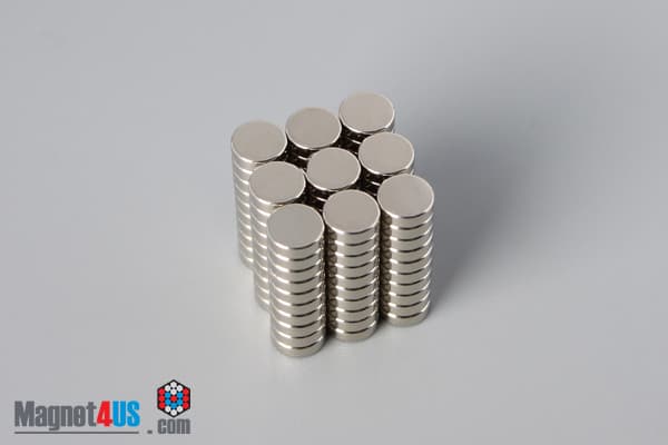 2/10" dia. x 1/16" N45 Neodymium Disc Magnet - photo 4