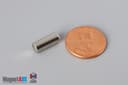 2/10" dia. x 1/2" N45 Neodymium Cylinder Magnet - photo 1