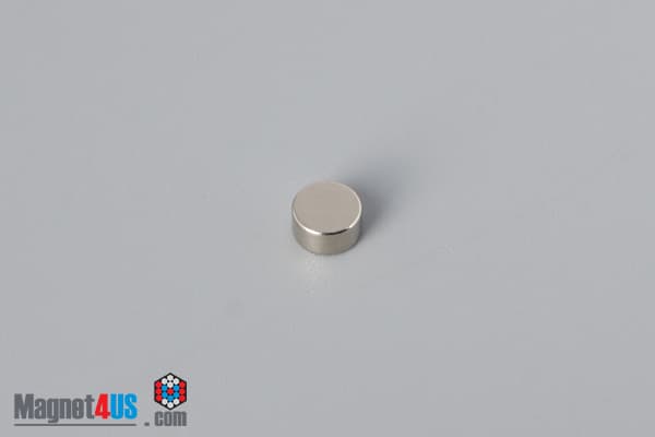 2/10" dia. x 1/10" N45 Neodymium Disc Magnet - photo 2