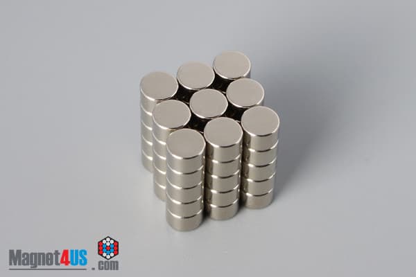 2/10" dia. x 1/8" N45 Neodymium Disc Magnet - photo 4