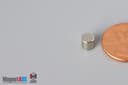 2/10" dia. x 2/10" N45 Neodymium Cylinder Magnet - photo 3
