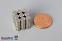 2/10" dia. x 2/10" N45 Neodymium Cylinder Magnet - photo 5
