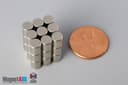 2/10" dia. x 1/4" N45 Neodymium Cylinder Magnet - photo 5