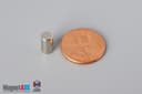 2/10" dia. x 3/8" N45 Neodymium Cylinder Magnet - photo 1