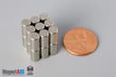 2/10" dia. x 3/8" N45 Neodymium Cylinder Magnet - photo 5